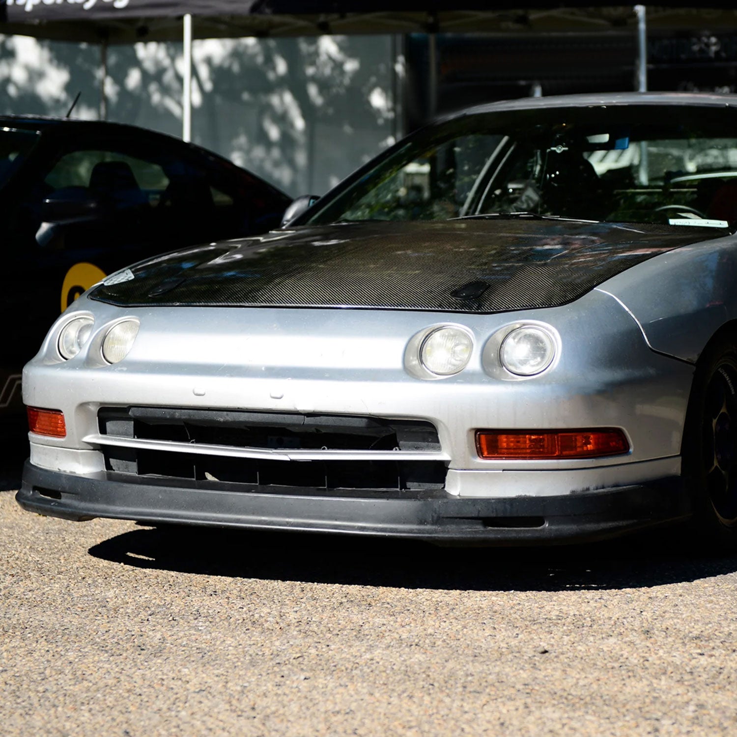 1994-1997 Accura Integra Bumper Lights Chrome Housing/Amber Lens