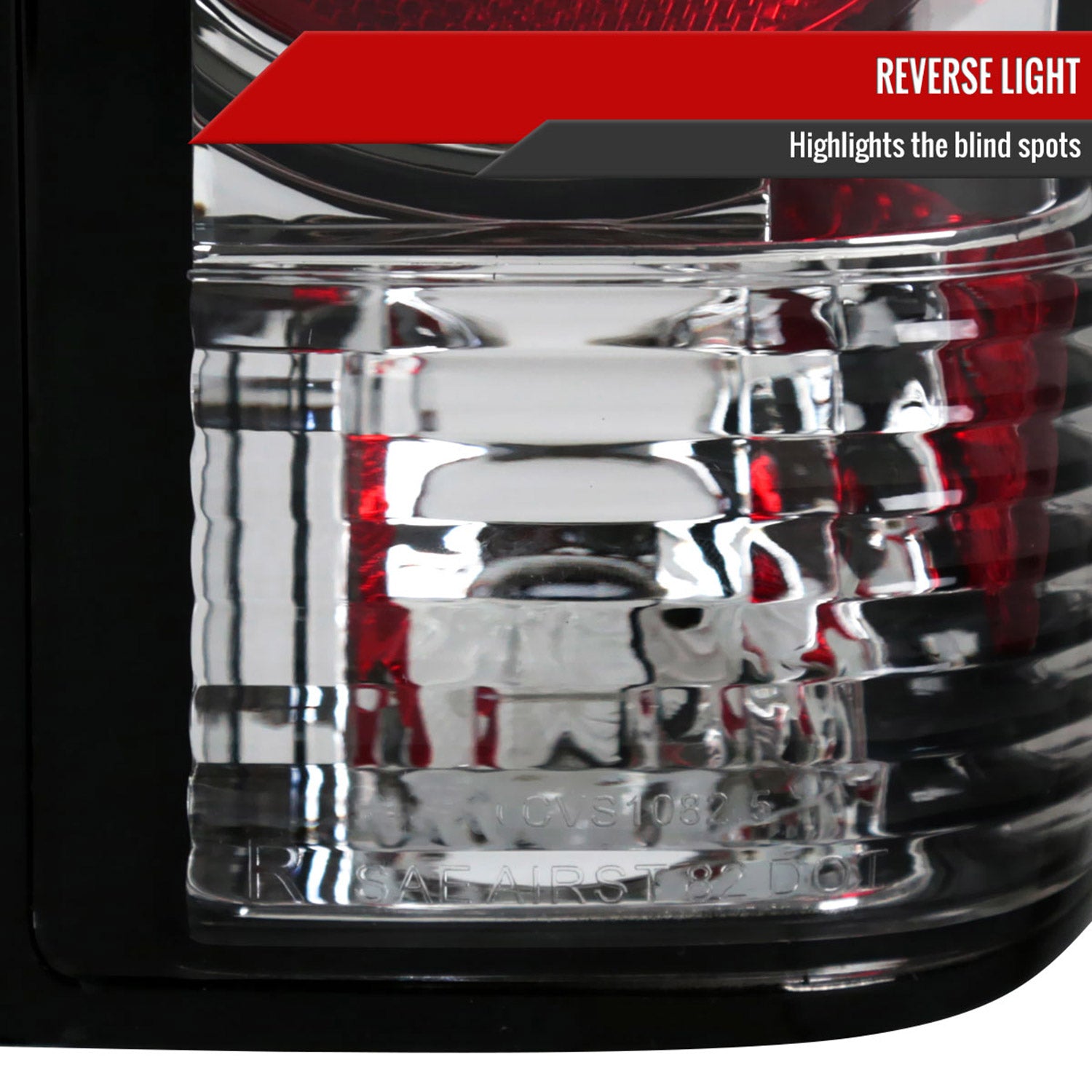 1982-1994 Chevy S10/Blazer GMC S15/Sonoma Tail Lights Chrome/Clear Lens