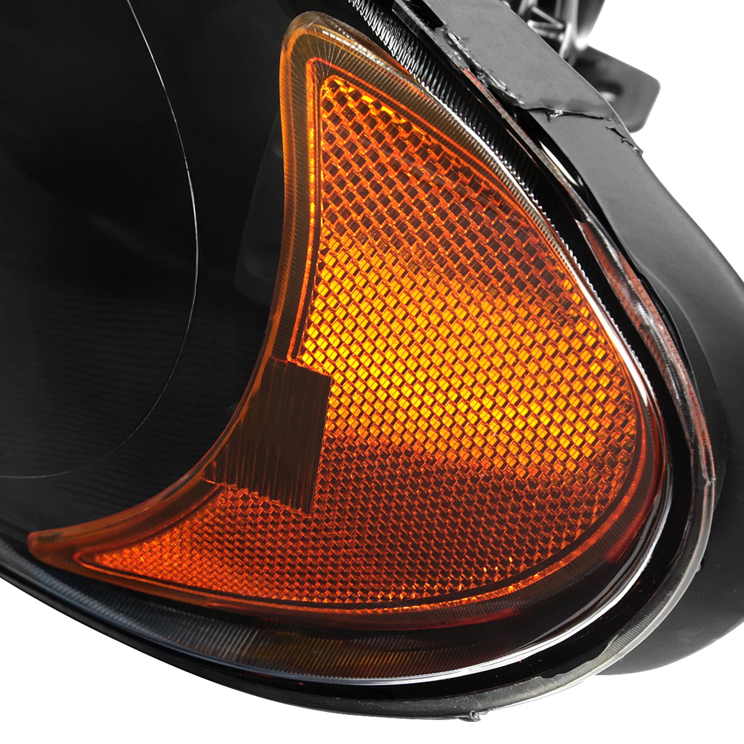 2005-2007 Chrysler Town & Country Factory Replacement Headlights Matt Black