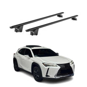 2019-2025 Lexus UX200 UX250h Roof Rack Cross Bars Black Carrier 2 Pcs