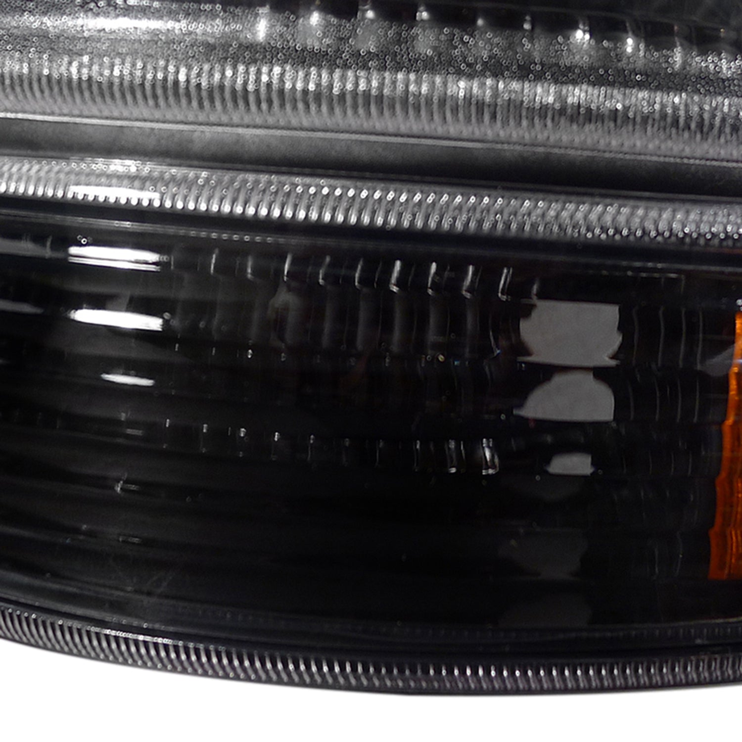 1998-2000 Ford Ranger Corner Parking Turn Signal Lights Matte Black/Clear Lens