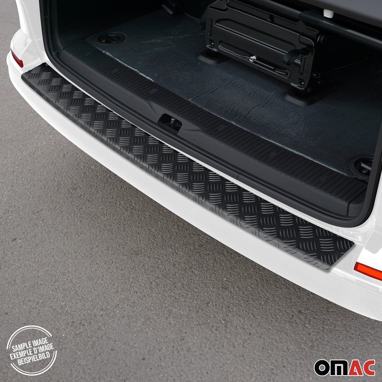 2016-2024 Mercedes Metris Rear Bumper Guard Aluminium Black