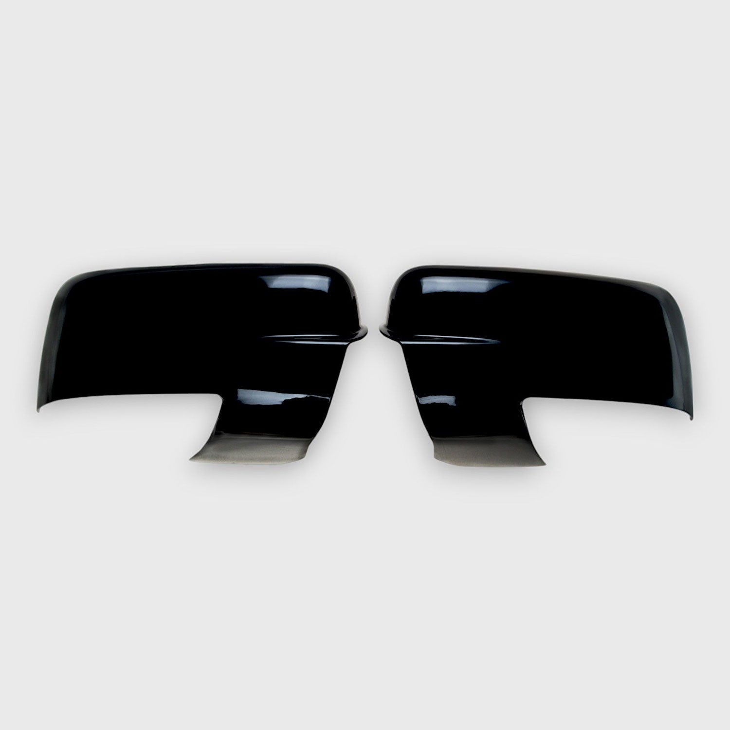 2019-2024 RAM RAM 1500 Classic Mirror Cover Caps Gloss Black 2Pcs ABS Plastic