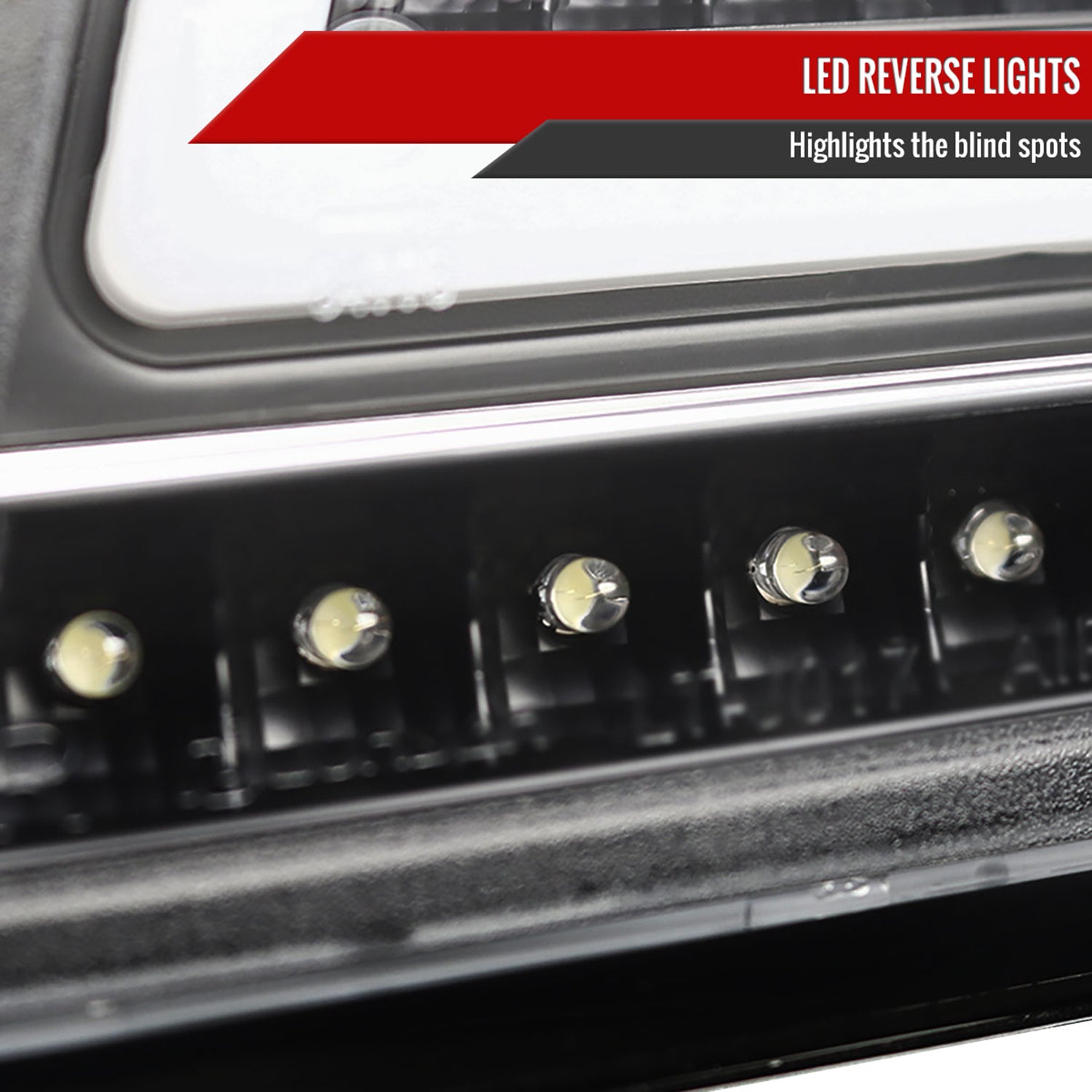 2006-2011 Mercedes Benz W164 ML Class LED Tail Lights Matte Black/Clear Lens