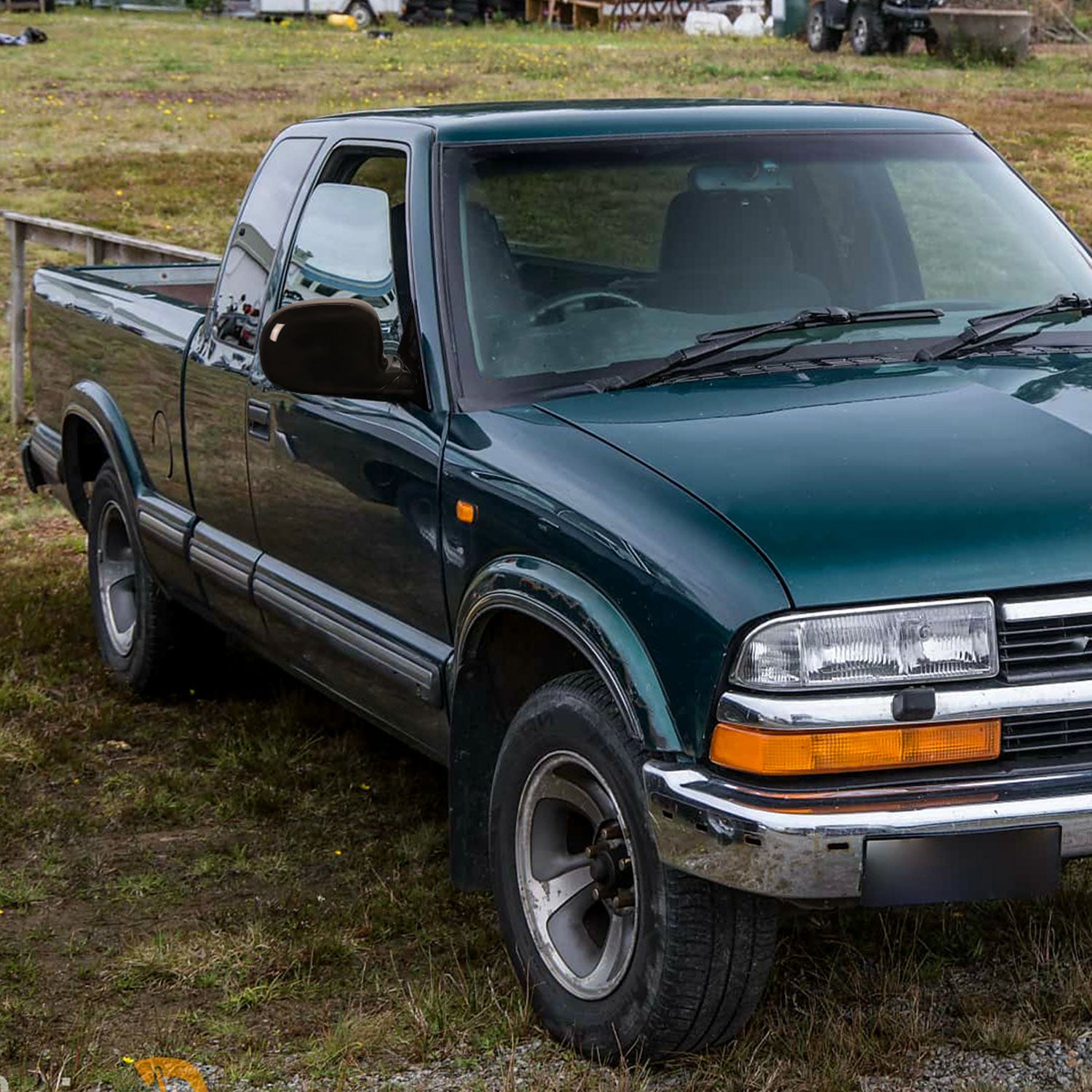 1994-1998 Chevy S10/Blazer GMC Sonoma Glossy Black Passenger Side Mirror