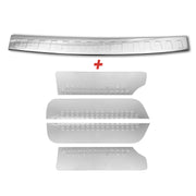 1993-2003 VW Eurovan Rear Bumper Guard + Door Sill Cover Chrome Set S.Steel