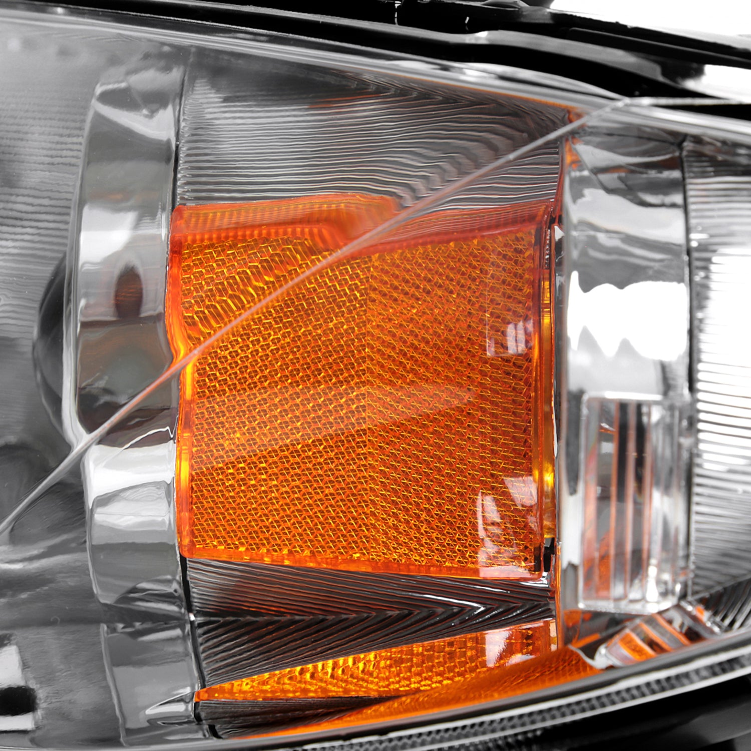 2004-2009 Mazda 3 Sedan Projector Style Headlights Chrome Housing/Clear Lens