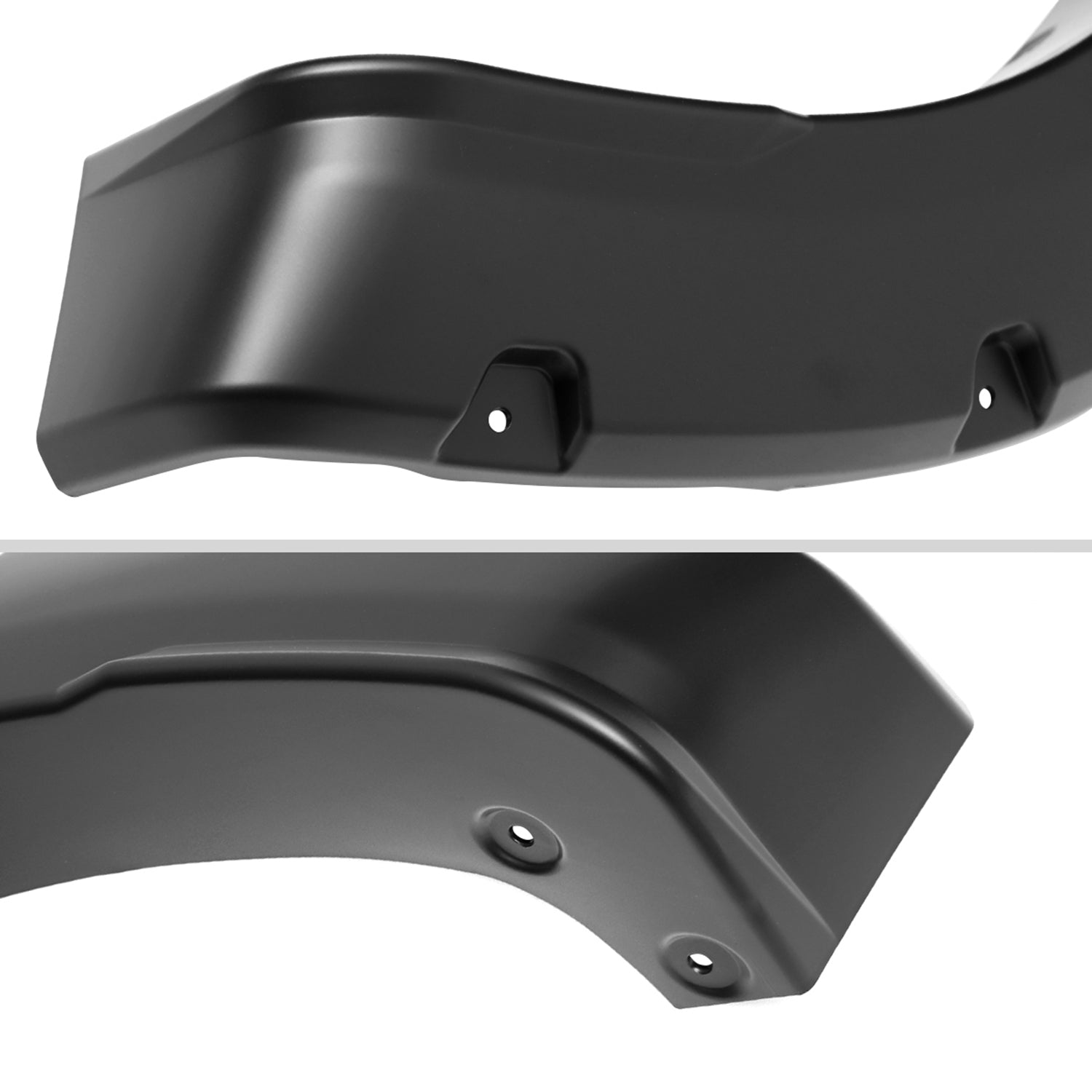 2023-2024 Ford F250 F350 Matte Black Rivet Style Fender Flares Protector