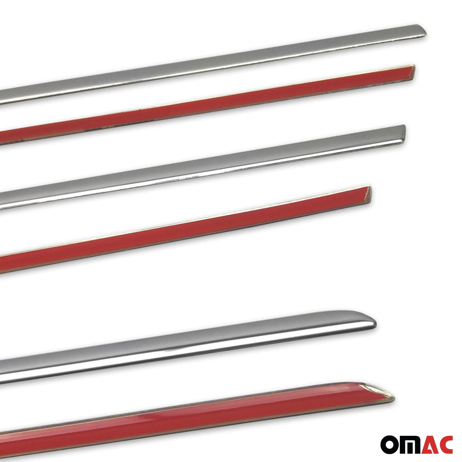 2011-2013 Kia Sorento Window Molding Trim Streamer Stainless Steel Silver 6 Pcs