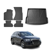 2009-2017 Audi Q5 SQ5 Floor Mats & Cargo Liner Full Set All Weather Black