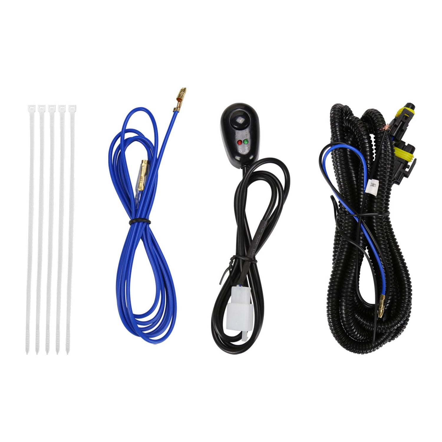 1994-1998 Ford Mustang V6 899 Fog Lights Kit Chrome Housing/Smoke Lens