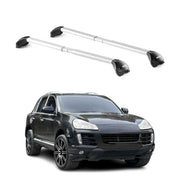 2003-2010 Porsche Cayenne Roof Rack Cross Bars Silver