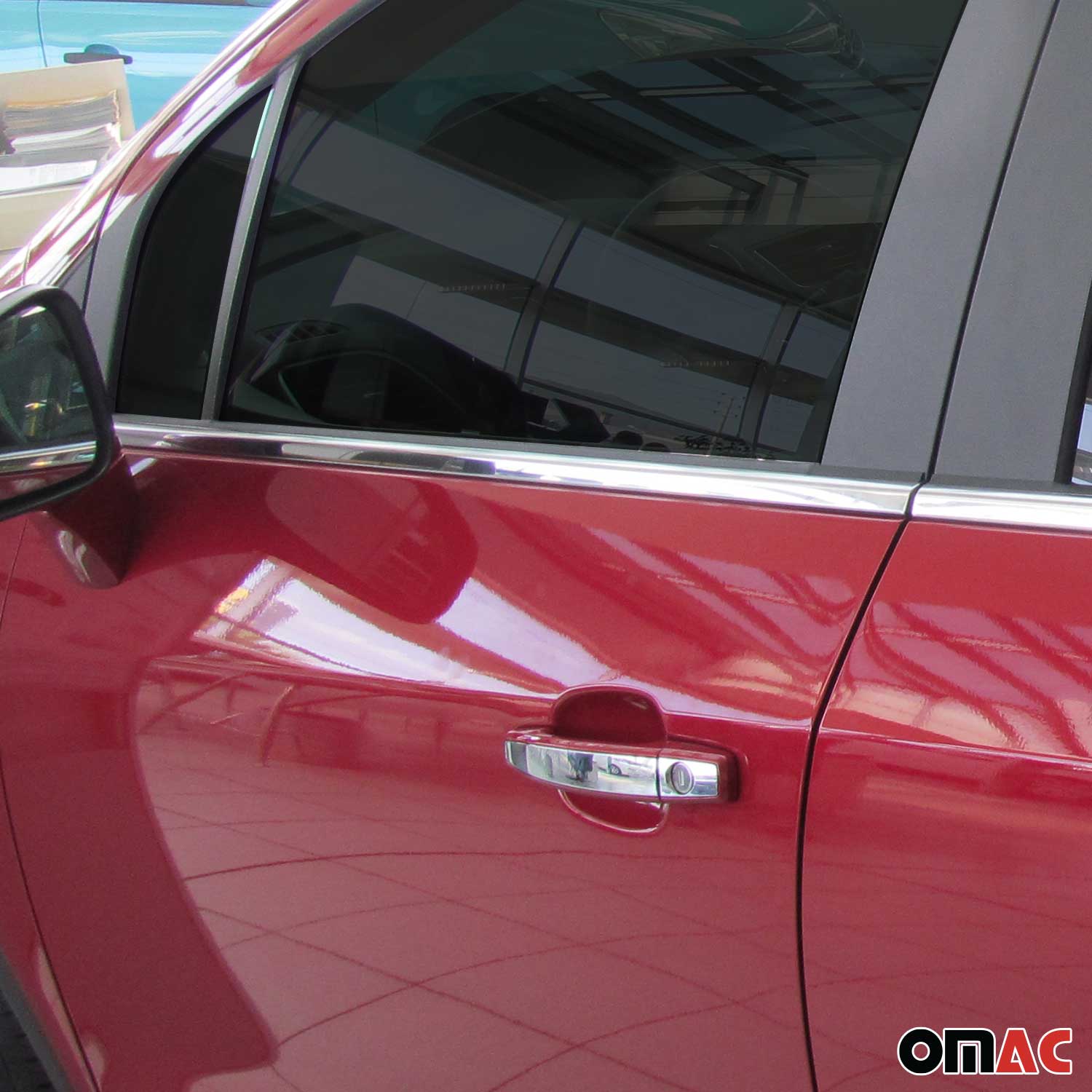 2012-2016 Opel Mokka Window Molding Trim Streamer Stainless Steel Silver 8x