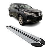 2008-2013 Toyota Highlander Running Boards Side Steps Silver