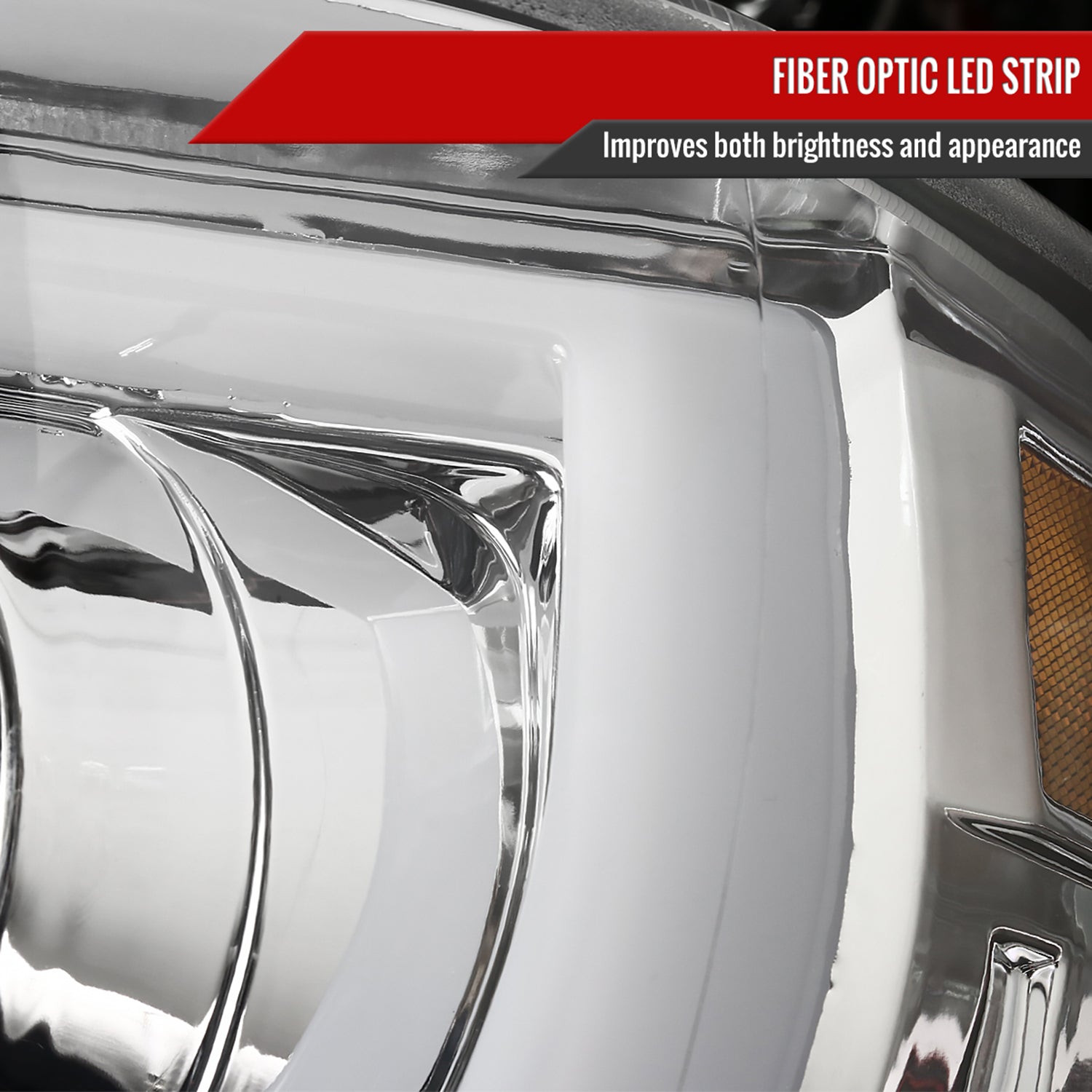 2014-2021 Toyota Tundra LED CBar Projector Headlights LED Signal Lights Chrome