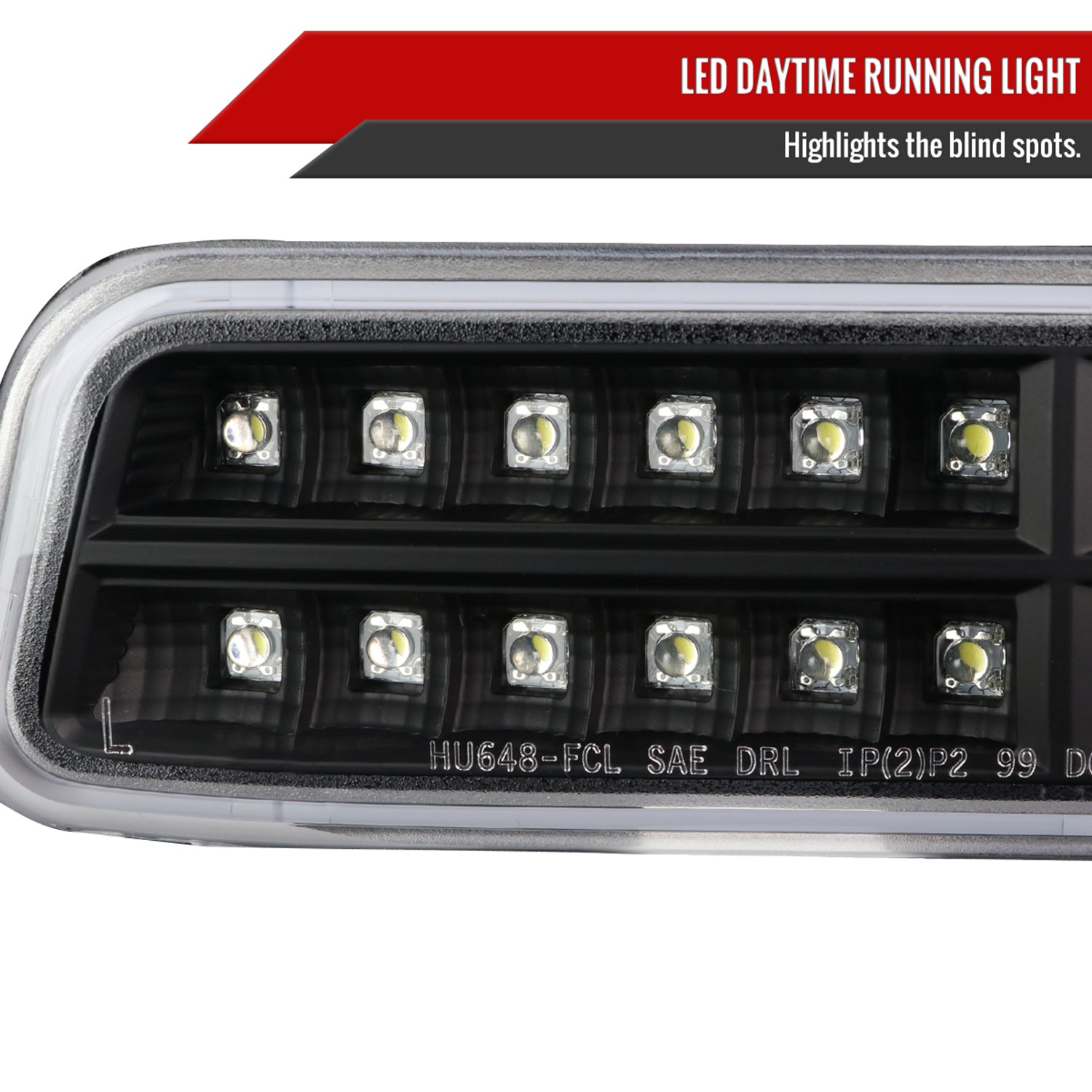 1999-2006 GMC Sierra/ Yukon/Yukon XL Dual Halo Headlights LED Matte Black