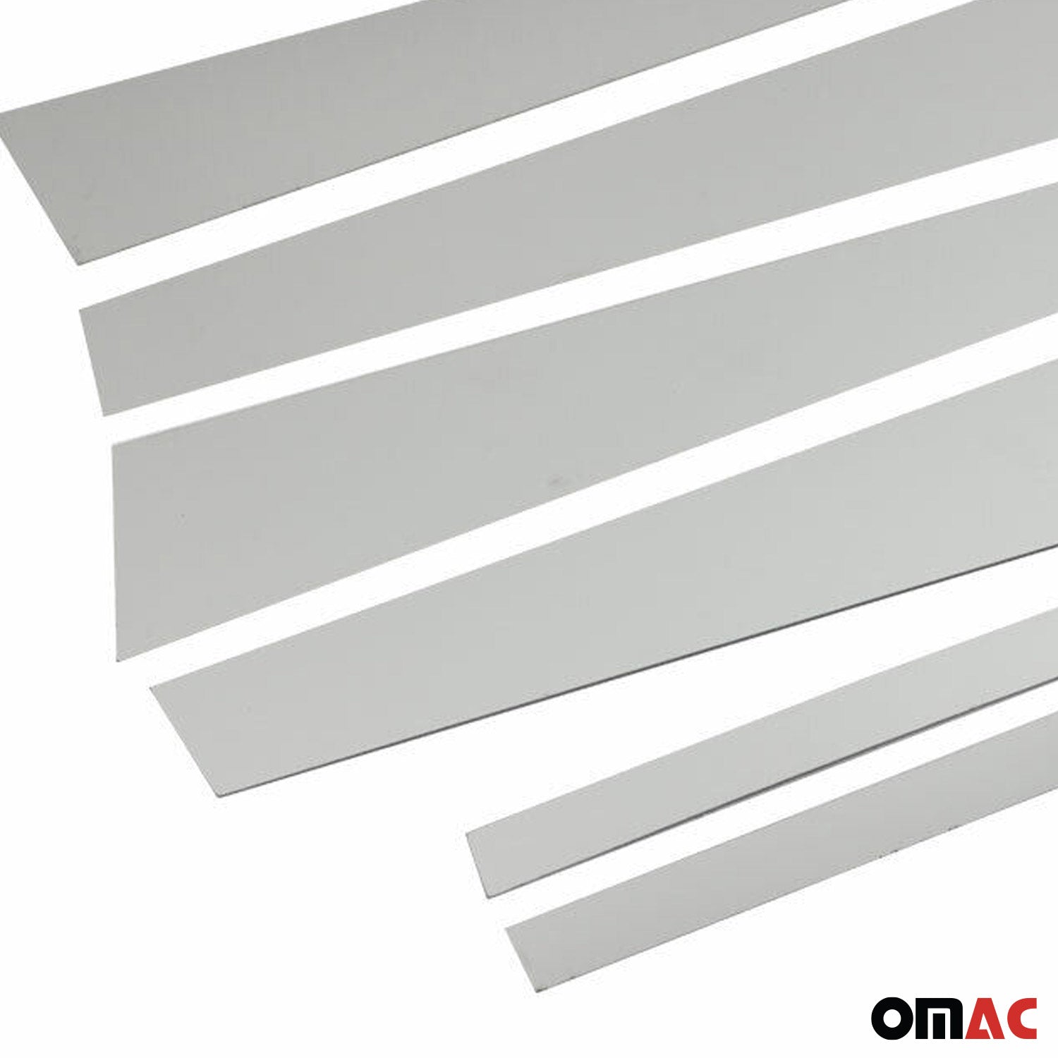 2007-2013 Mercedes S Class W221 Window B Pillar Posts Door Trim Stainless Steel 6x