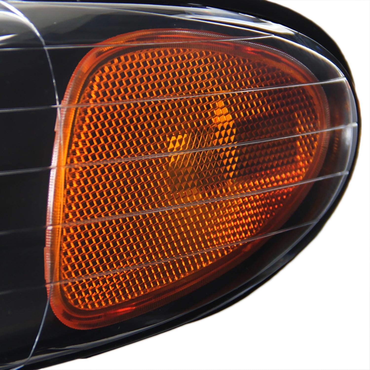 1996-2000 Dodge Caravan Chrysler Voyager/Town&Country Crystal Headlights Black