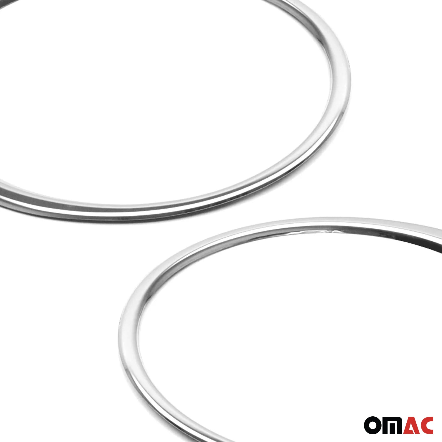 2015-2017 Nissan Juke Fog Light Headlight Lamp Surround Cover Silver 2 Pcs