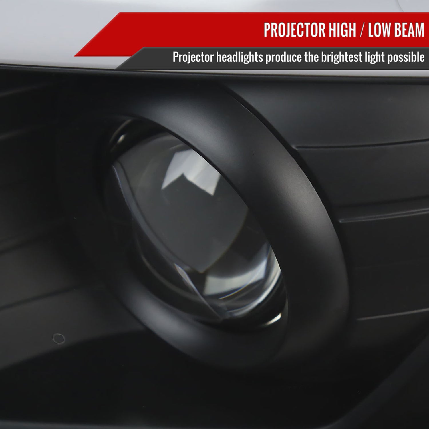 2012-2015 Toyota Tacoma Sequential LED Bar Projector Headlights Matt Black