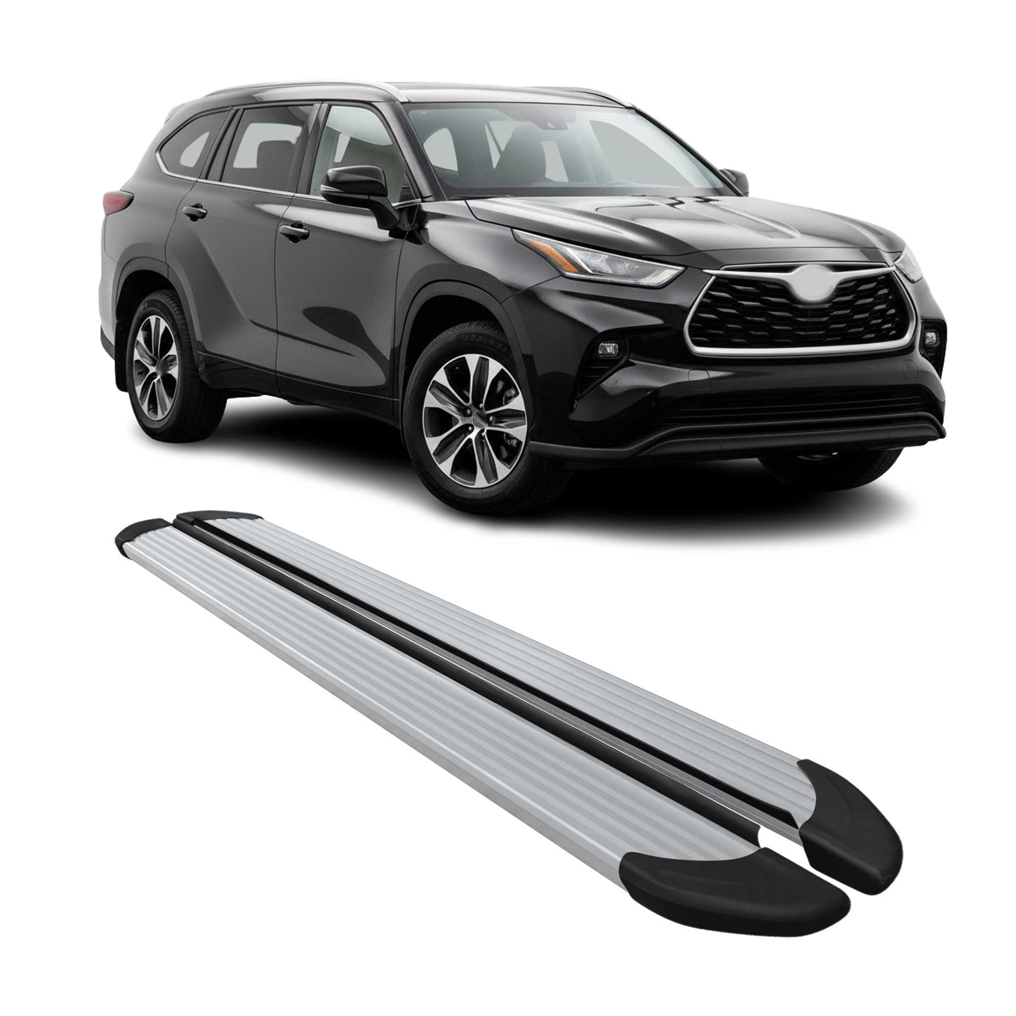 2020-2025 Toyota Highlander Nerf Bar Side Step Running Boards Alu 2x
