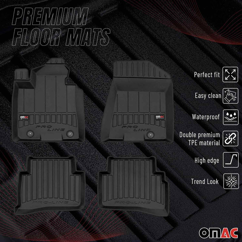 2016-2021 Hyundai Tucson Premium Floor Mats Liners Full Set All Weather Heavy Duty