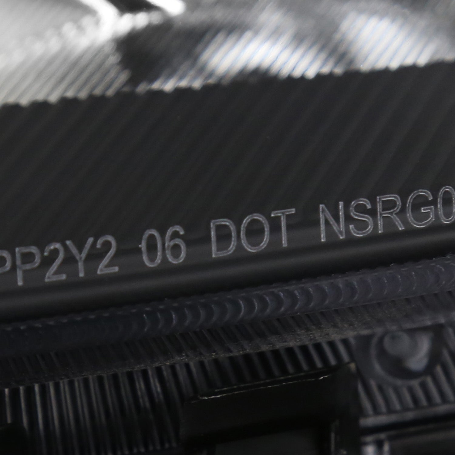 2008-2013 Nissan Rogue/Rogue Select Factory Headlights Amber Reflectors Black