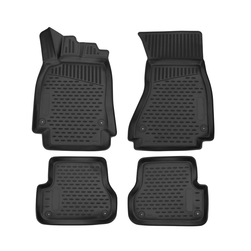 2012-2018 Audi A6 S6 A6 Quattro Floor Mats Liners Full Set All Weather Black