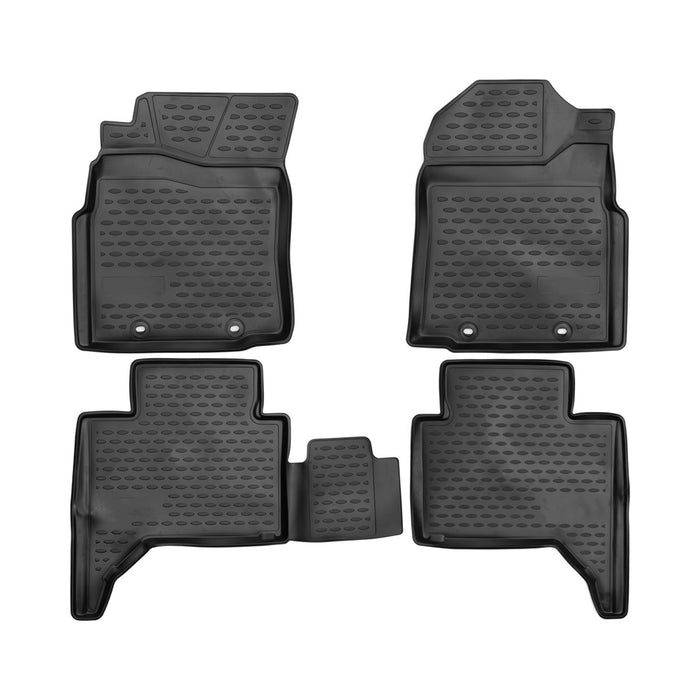 OMAC Floor Mats Liner for Toyota Tacoma Double Cab 2005-2015 TPE All-Weather 4x