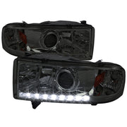 1994-2001 Dodge RAM 1500 2500 3500 Projector Headlights SMD LED Light Chrome