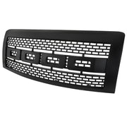 2009-2014 Ford F-150 Raptor Style Matte Black ABS Grille