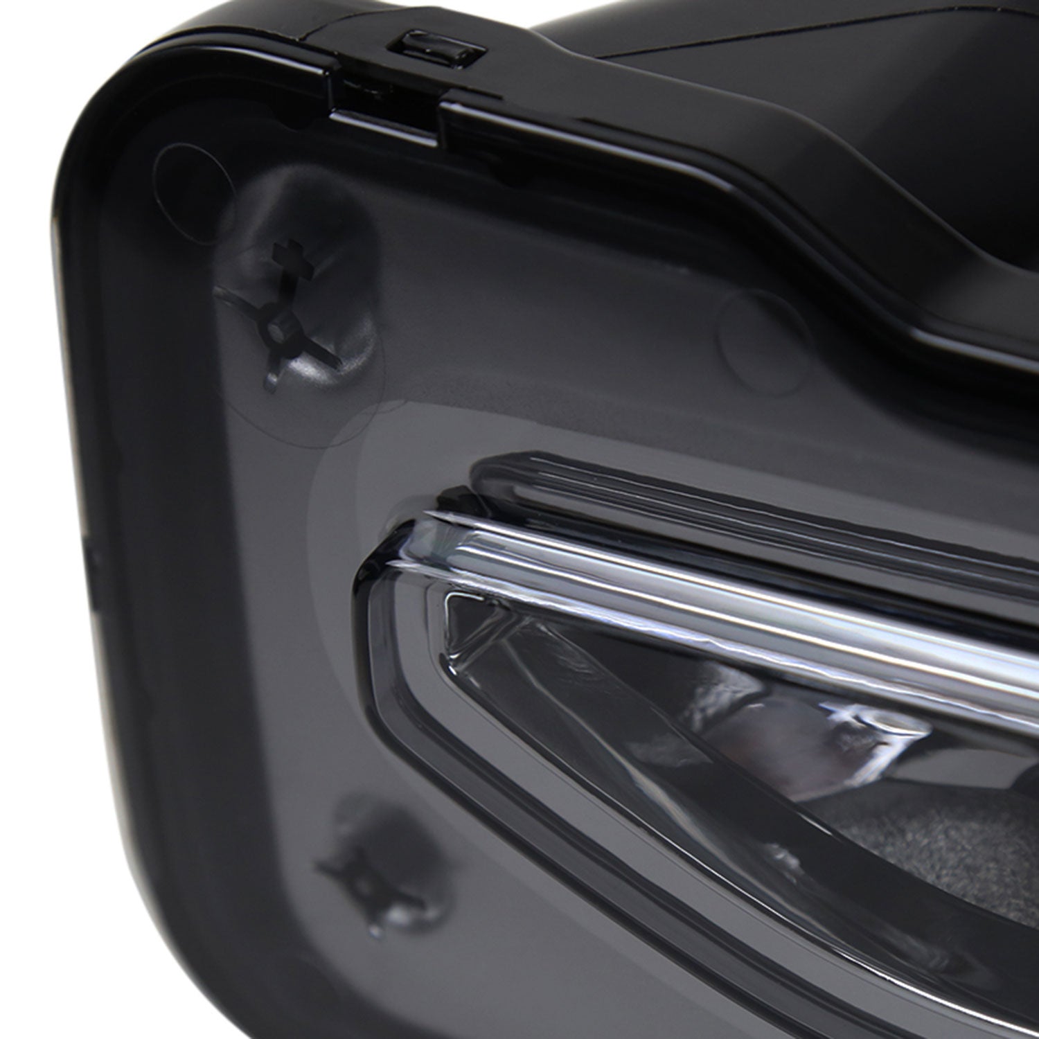 2016-2018 GMC Sierra 1500 6500K LED Fog Lights Kit Chrome Housing/Smoke Lens