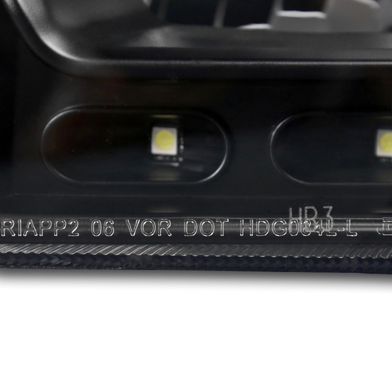 2006-2010 Dodge Charger 1PC LED Light Factory Headlights Amber Reflector Black