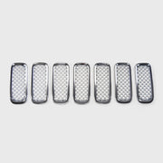 2015-2019 Jeep Renegade Grille Overlay Chrome 7Pcs ABS Plastic