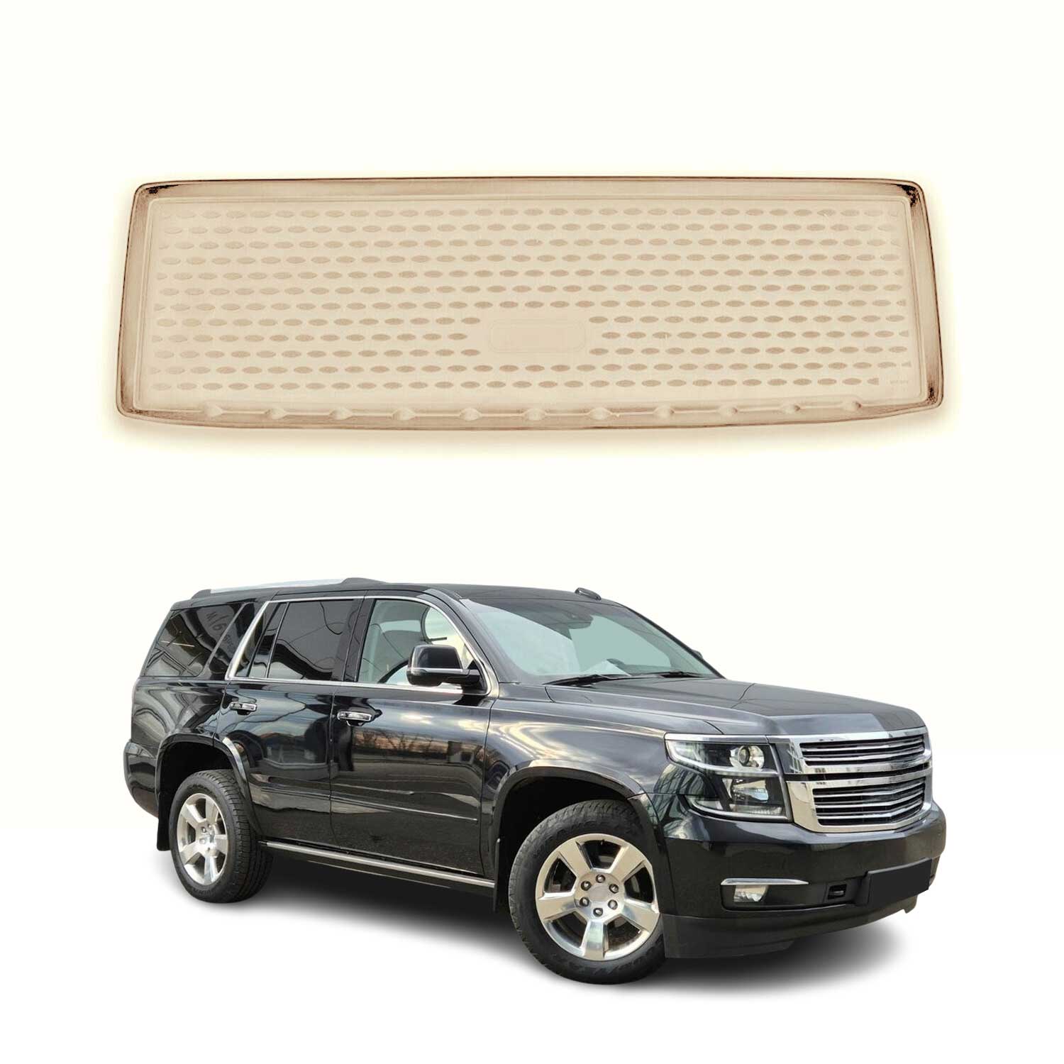 2015-2020 Chevrolet Tahoe Cargo Liner Trunk Mat All Weather Beige
