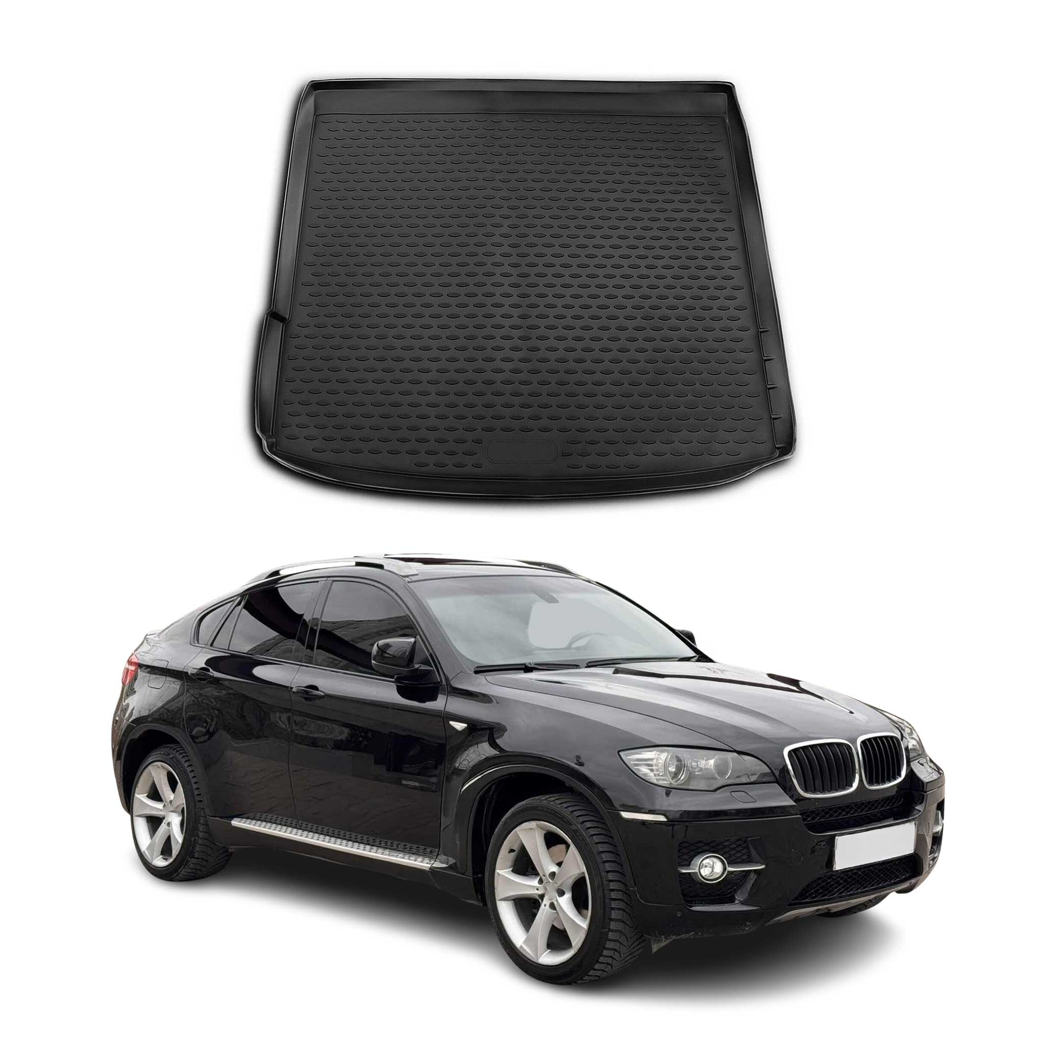 2008-2014 BMW X6 E71 & E72 Cargo Liner Trunk Mat All Weather Black