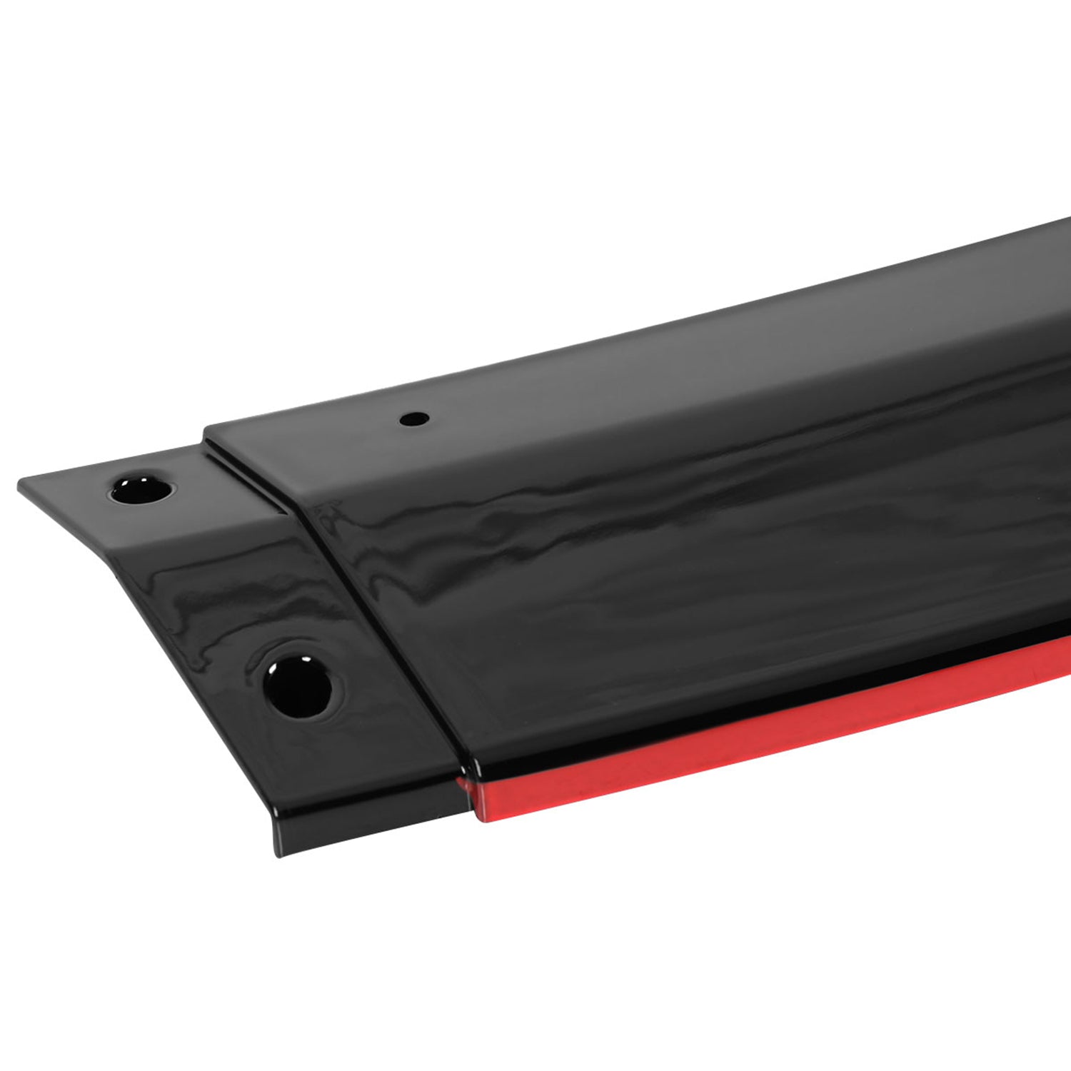 2003-2005 Nissan 350Z Glossy Black/Red Trim 3Pcs Front Bumper Lip Kit