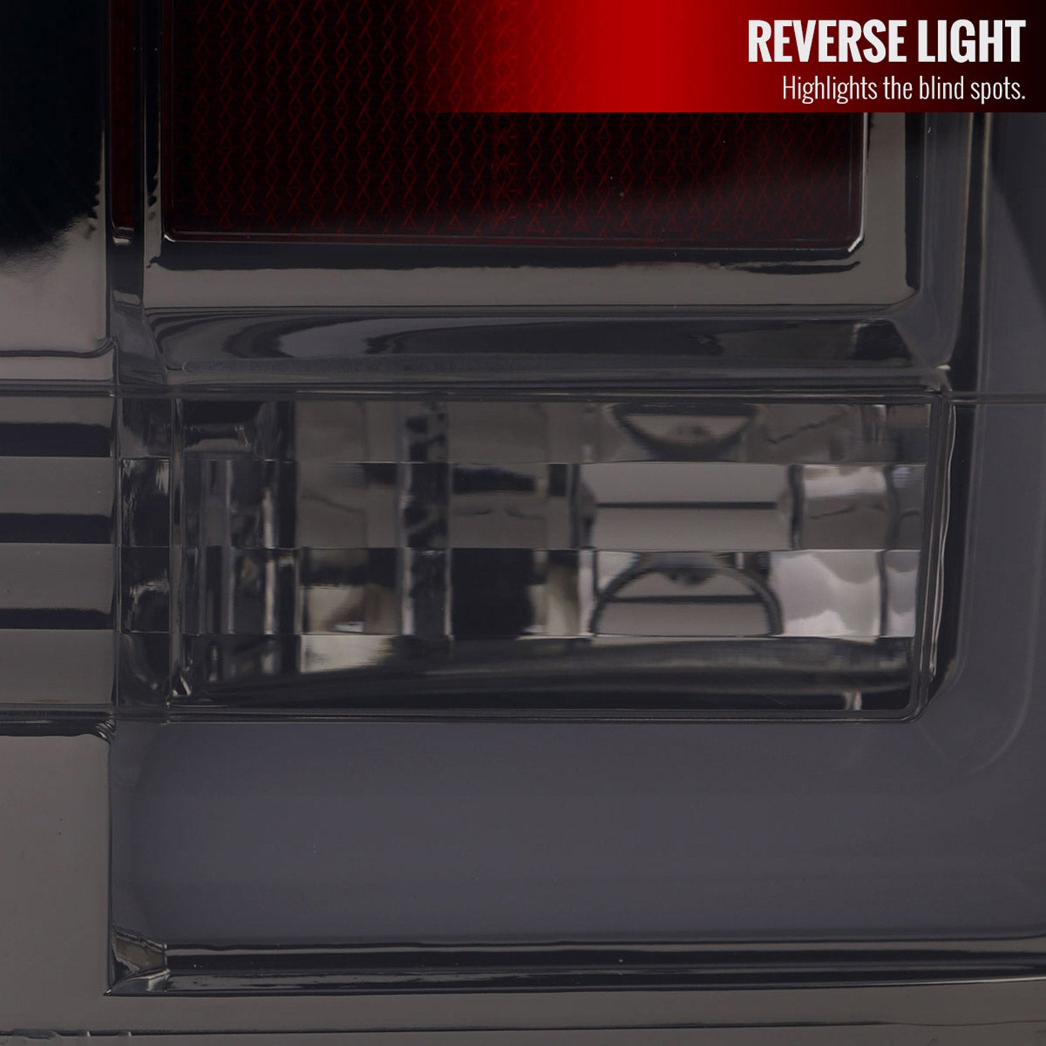 2004-2015 Nissan Titan LED Tail Lights with White LED Tube Chrome/Smoke Lens