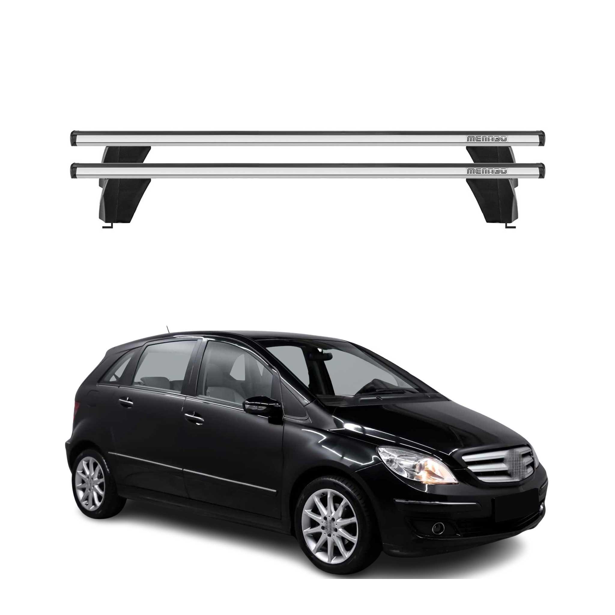 2006-2011 Mercedes B Class W245 Roof Rack Cross Bars Silver