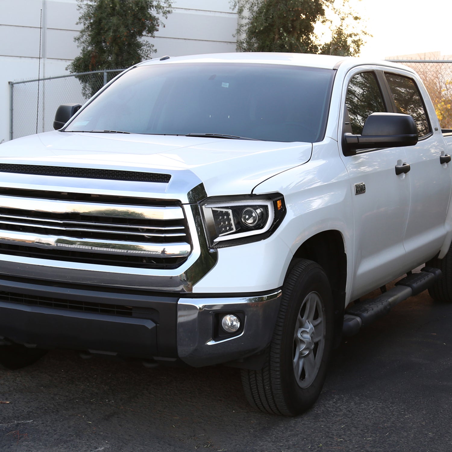 2014-2021 Toyota Tundra LED CBar Projector Headlights LED Signal Lights Black