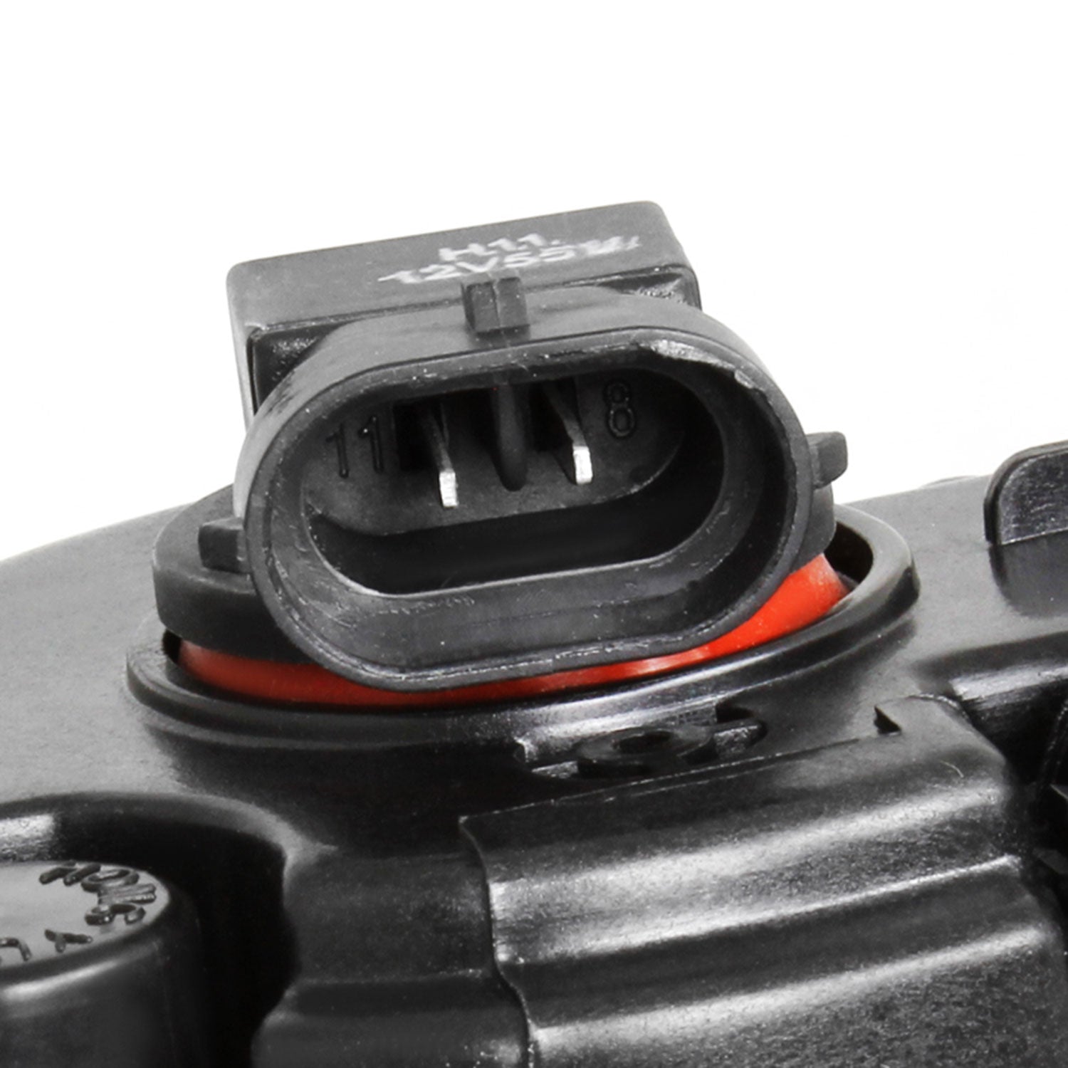 2013-2015 Nissan Altima Sedan H11 Fog Lights Kit Chrome Housing/Clear Lens