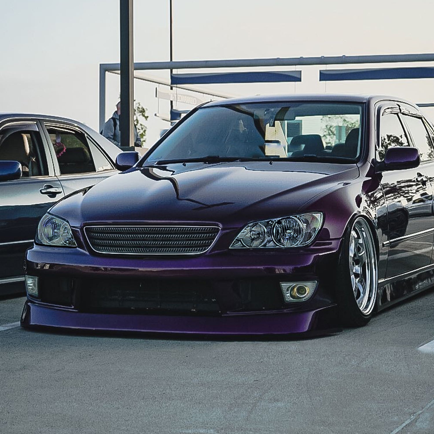 2001-2005 Lexus IS300 Factory Style Crystal Headlights Chrome/Smoke Lens