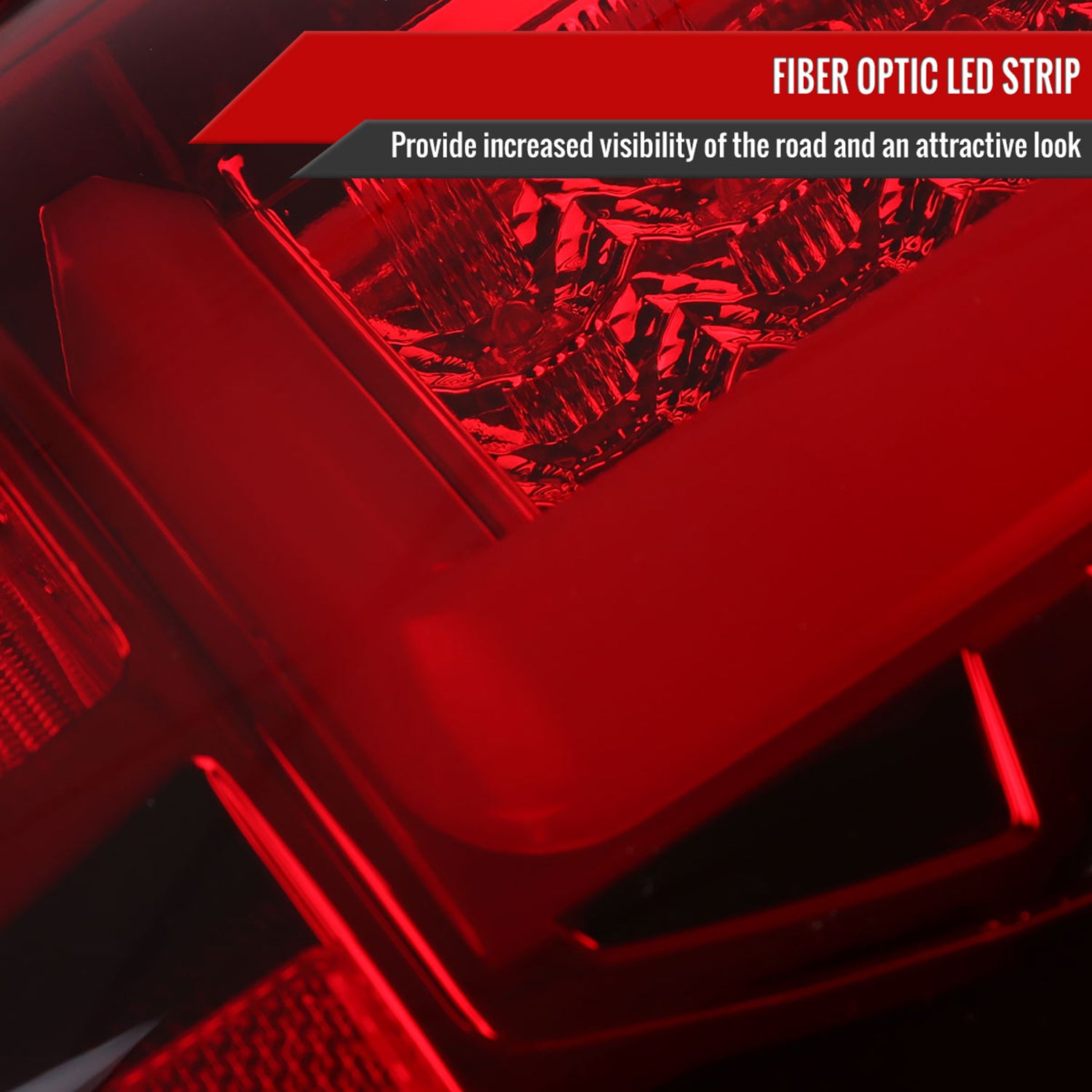 2007-2009 Dodge RAM 1500/2500/3500 LED Tail Lights Chrome/Red Clear Lens