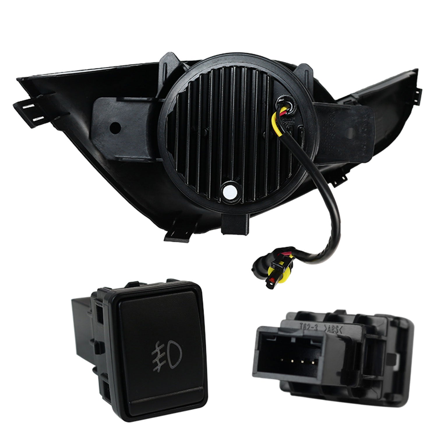 2013-2015 Nissan Altima Sedan SMD LED Projector Fog Lights Kit Chrome/Clear