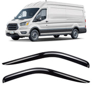 Clim Art Wind Deflectors for Ford Transit 2015-2026 Commercial Dark Smoke 2x