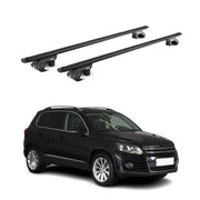 2009-2017 VW Tiguan Roof Rack Cross Bars Black