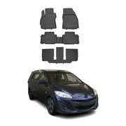 2012-2015 Mazda 5 Floor Mats Liners Full Set All Weather Black