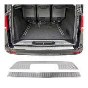 Rear Bumper Guard & Trunk Sill Cover Set for Mercedes Metris 2016-2024 Brushed