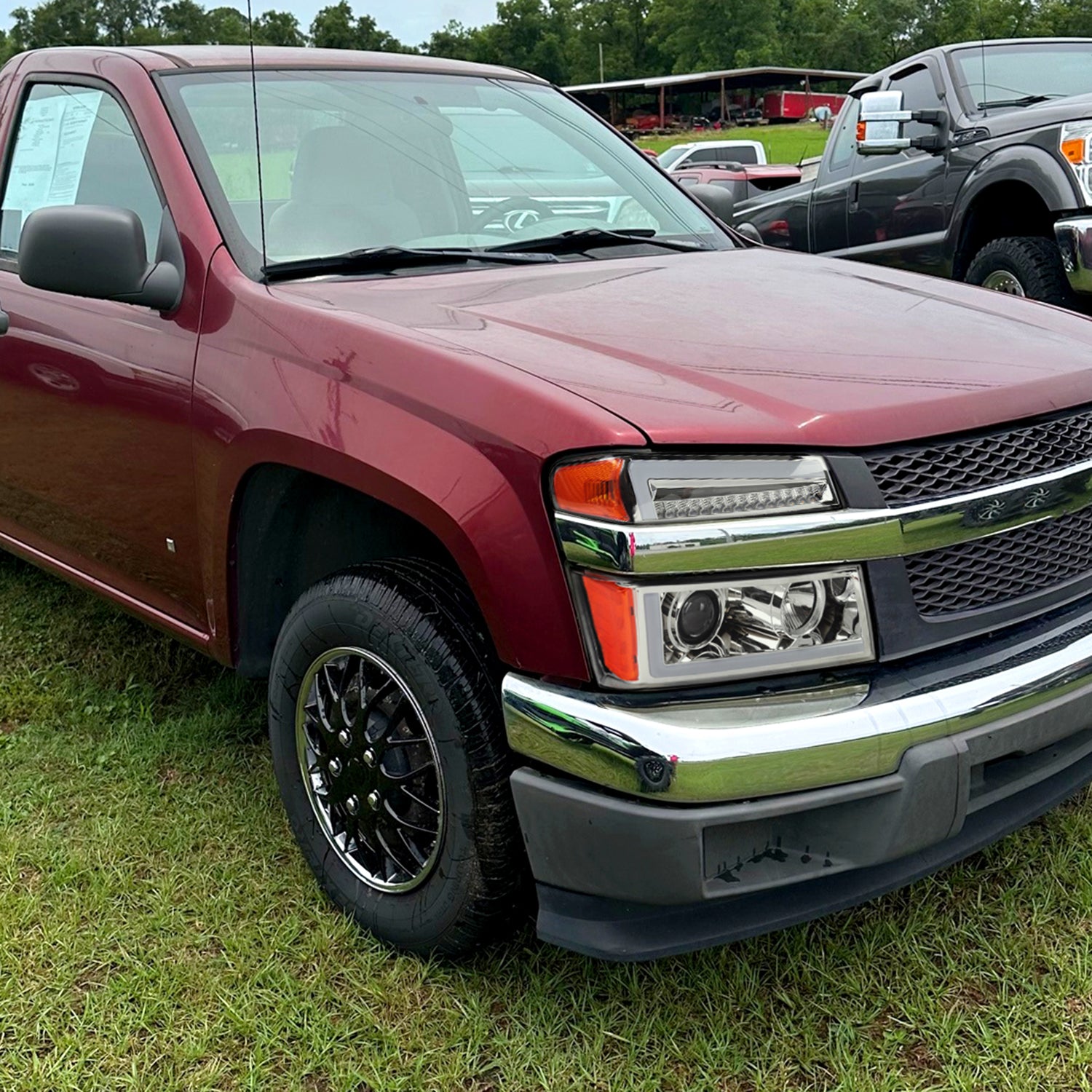 2004-2012 Chevy Colorado/GMC Canyon LED Headlights&Corner Lamp Chrome