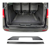 Rear Bumper Guard & Trunk Sill Cover Set for Mercedes Metris 2016-2024 Dark